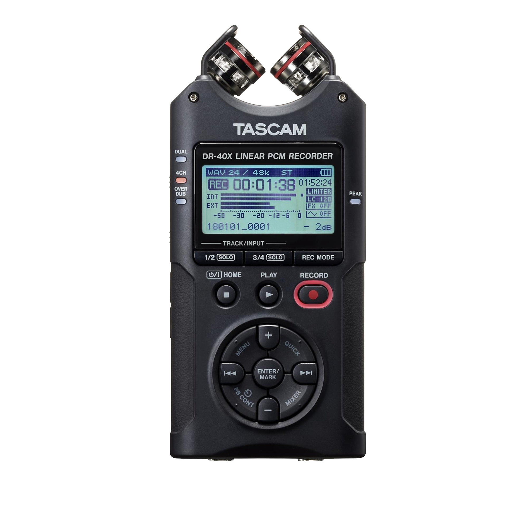 Tascam DR-40X Aufnahmegerät mieten — portabler Live-Recorder