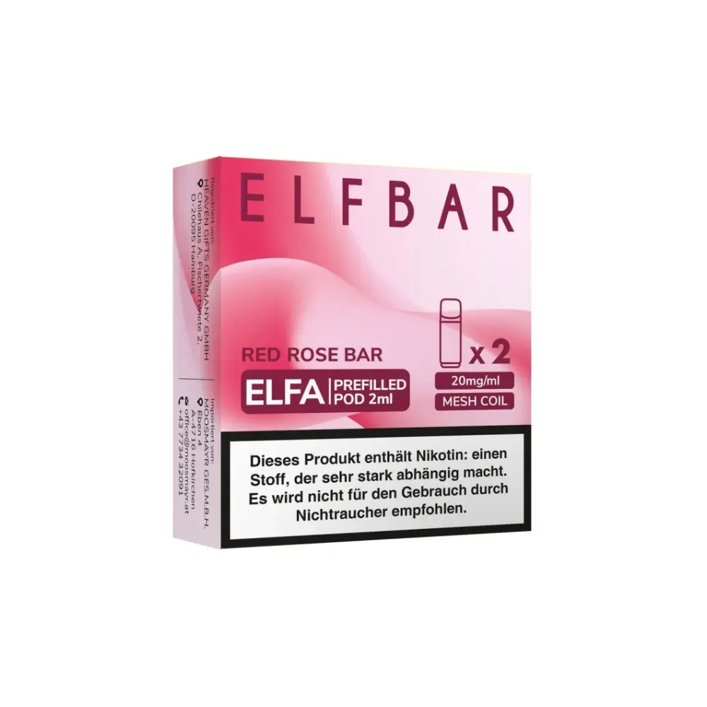 Elfbar Elfa Pods Red Rose Bar